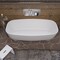 Alfi Brand 67" White Matte Solid Surface Resin Bathtub AB9980 - alternate 9